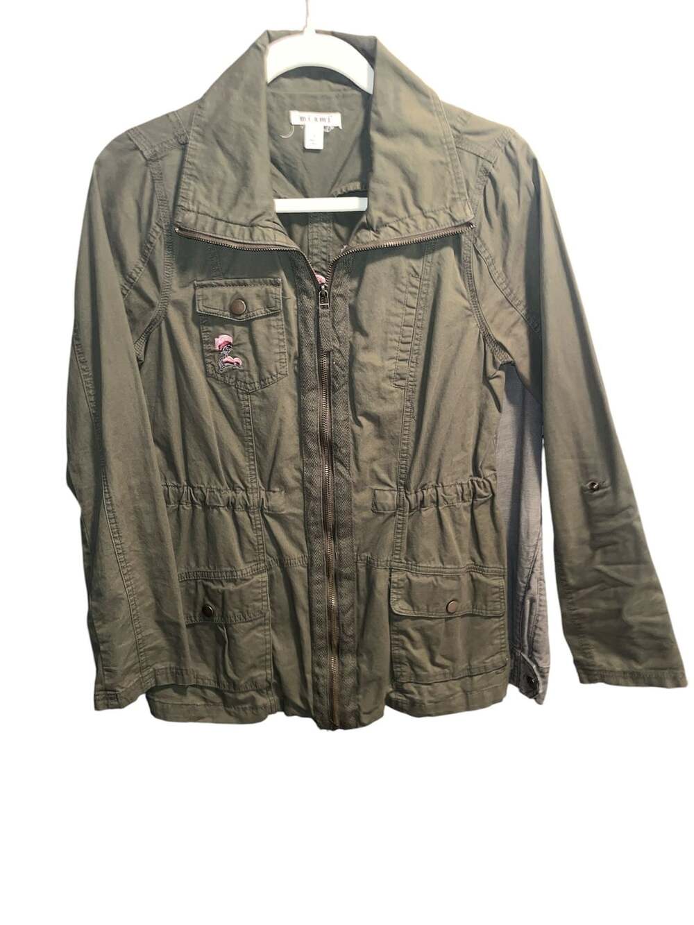 mi ami embroidered utility jacket